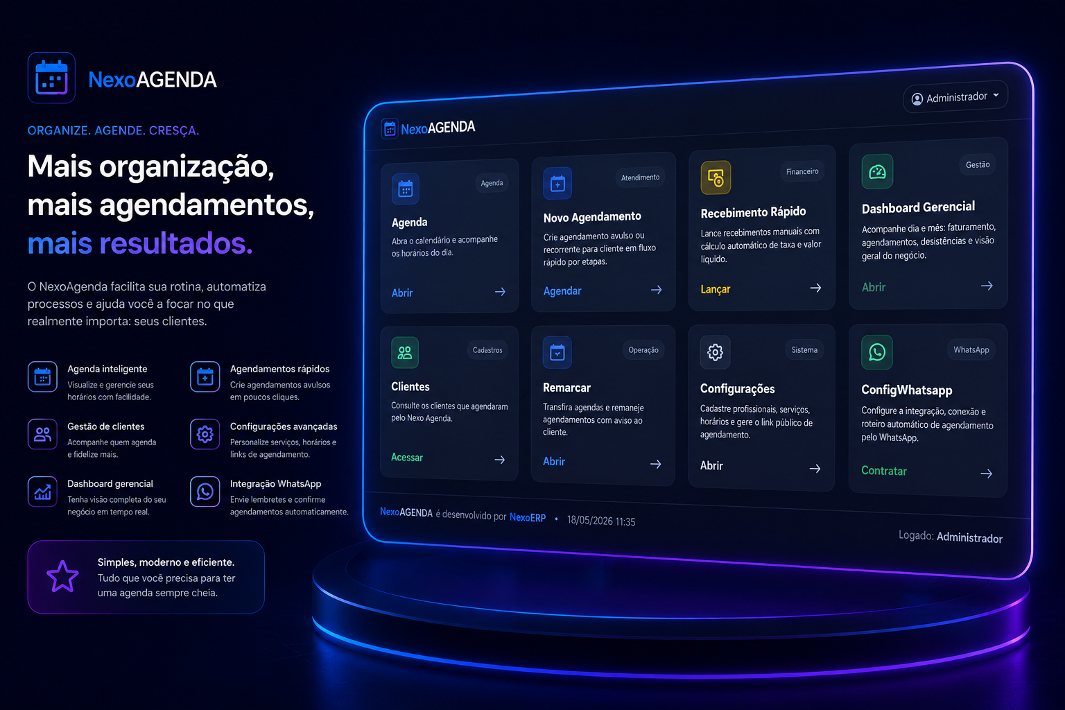 Mockup do produto NexoBook